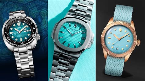 turquoise face watches for women.